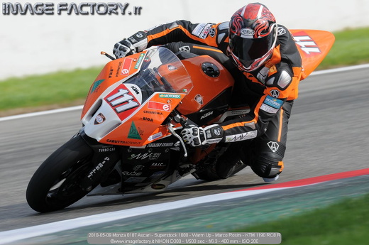 2010-05-09 Monza 0187 Ascari - Superstock 1000 - Warm Up - Marco Rosini - KTM 1190 RC8 R